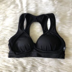 Solid Basic Black Sports Bra Size XS-S